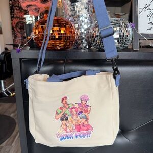Soda Pop Graphic Canvas Tote Bag